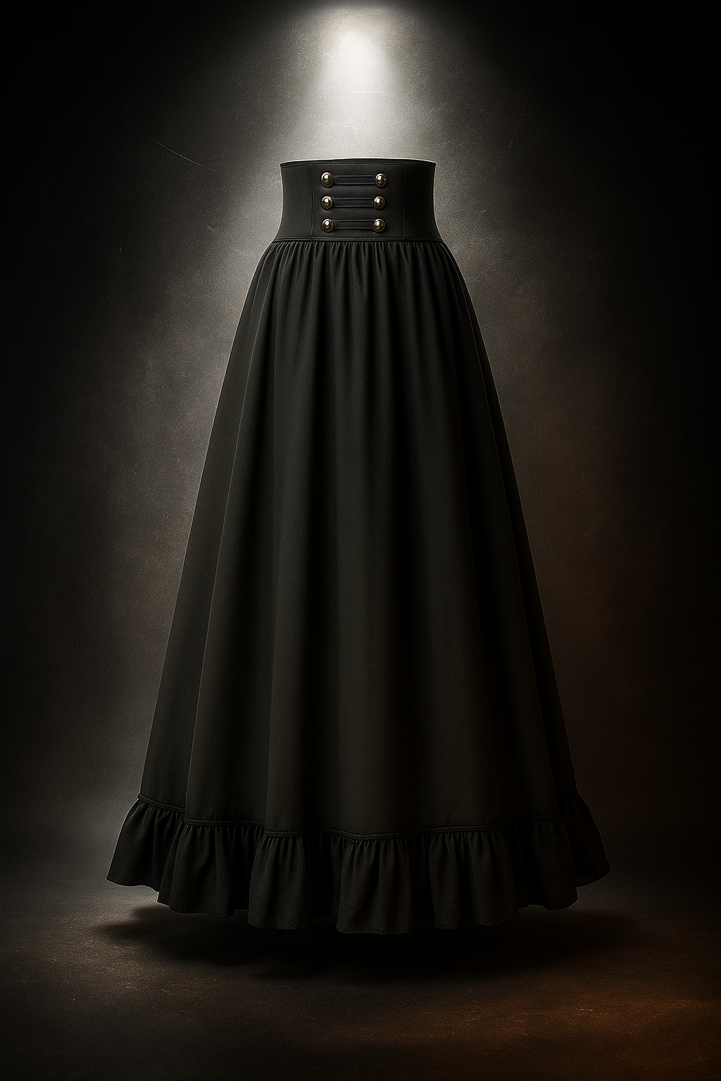 Renaissance Pleated Maxi Corset Skirt