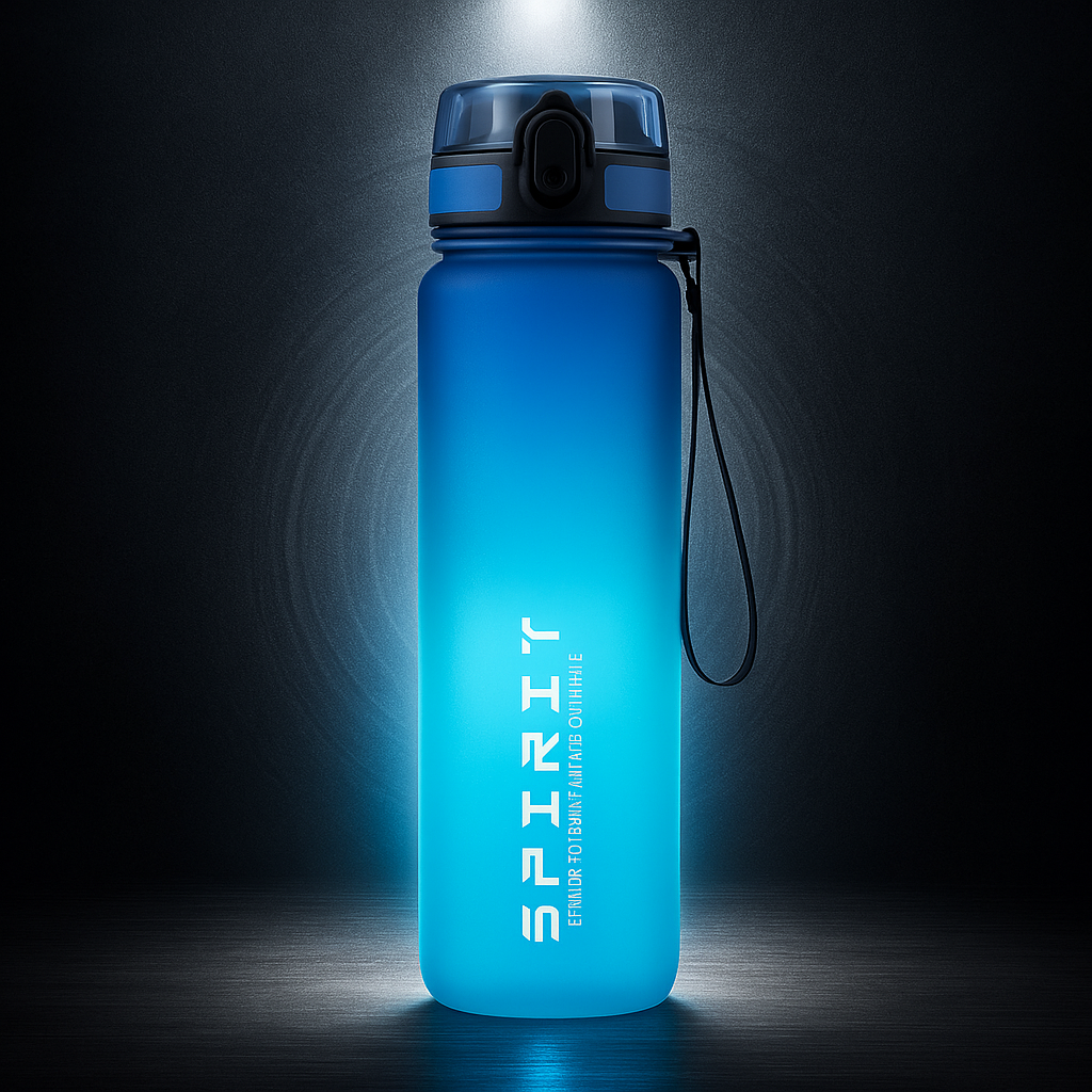 Large Capacity Sports Water Bottle with Leak-Proof Lid