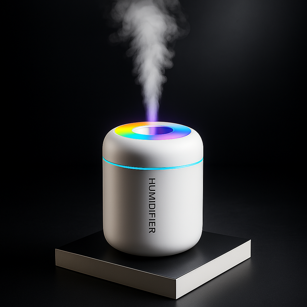 Mini USB Aroma Diffuser Humidifier with LED Lights