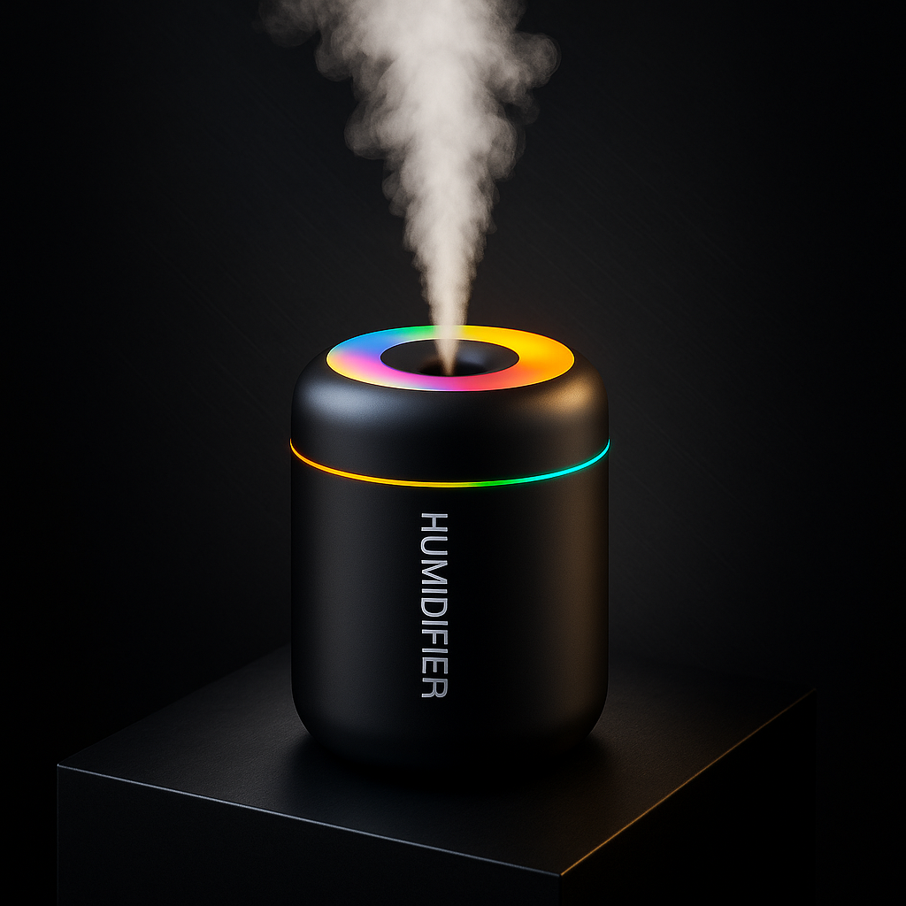 Mini USB Aroma Diffuser Humidifier with LED Lights