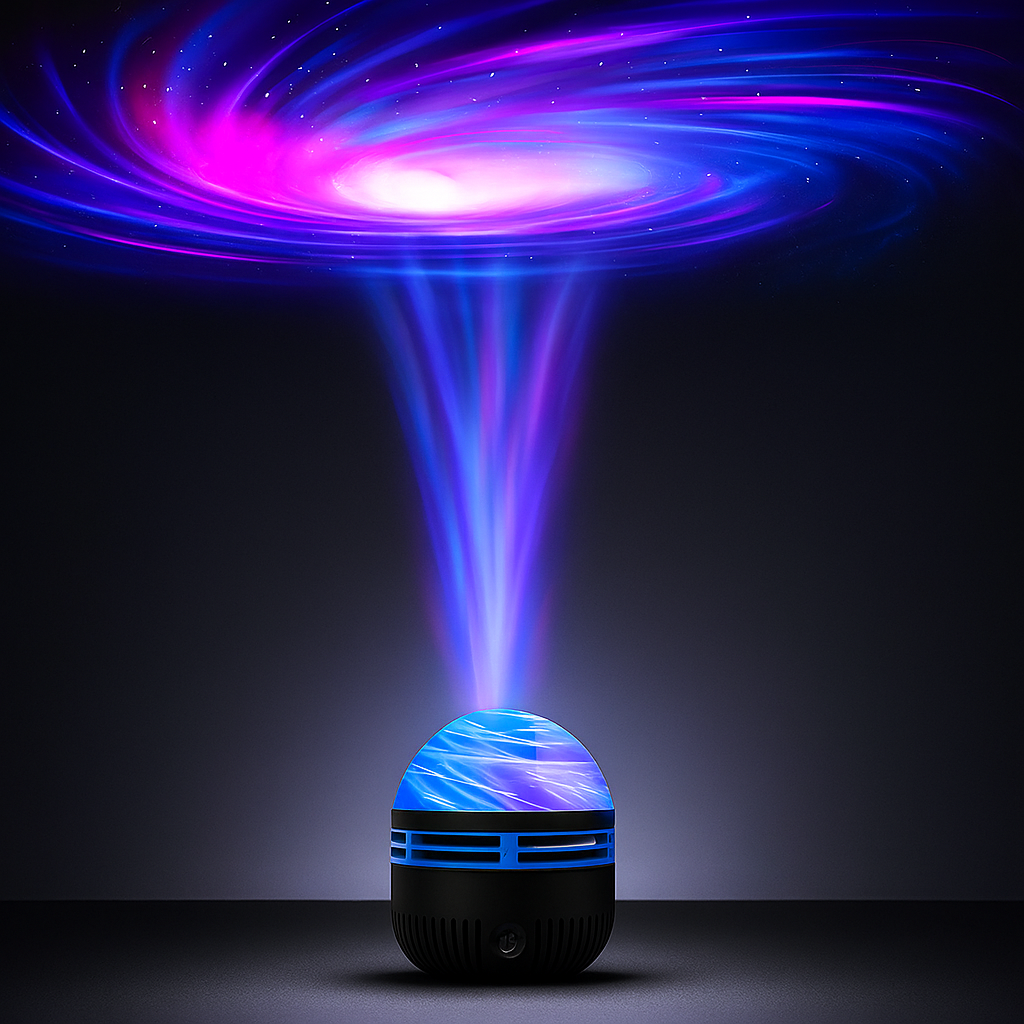 Star Spiral Night Light with Remote Control