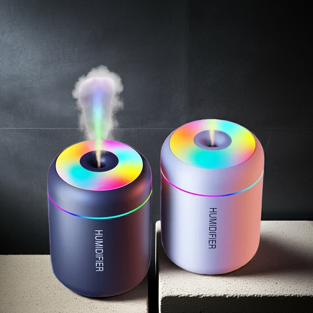 Mini USB Aroma Diffuser Humidifier with LED Lights