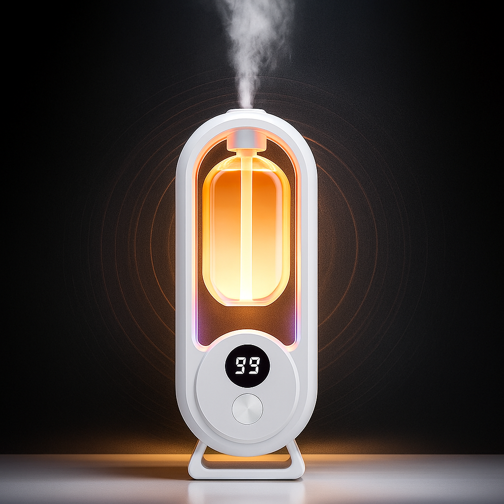 Smart essential oil diffuser, color luminous aromatherapy machine, car bedroom living room office aromatherapy machine