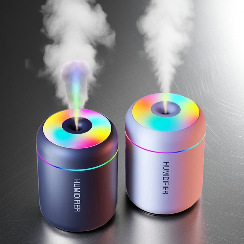 Mini USB Aroma Diffuser Humidifier with LED Lights