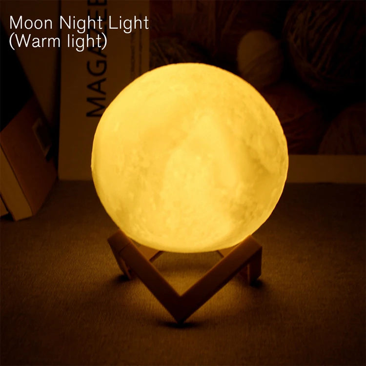 LED Moon Light Galaxy Lamp for Bedroom & Gifts Warm light