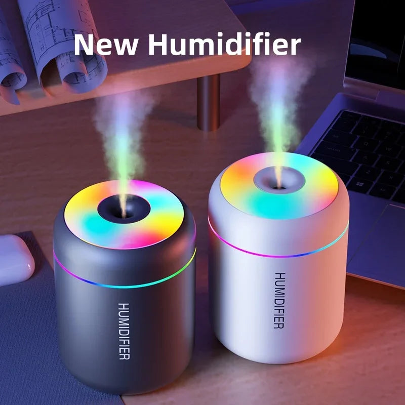 Mini USB Aroma Diffuser Humidifier with LED Lights