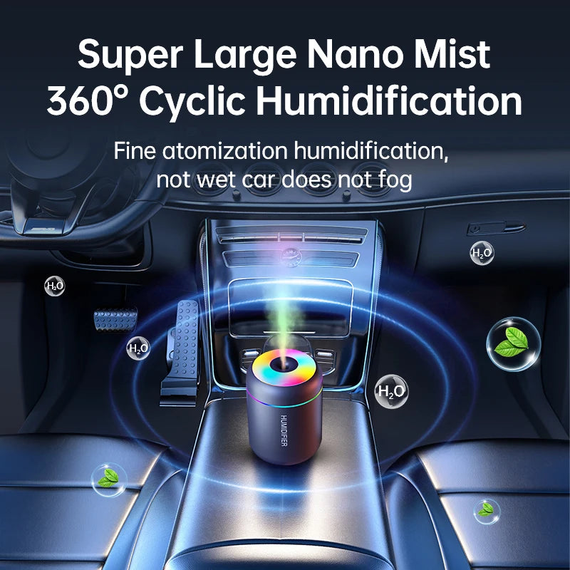 Mini USB Aroma Diffuser Humidifier with LED Lights