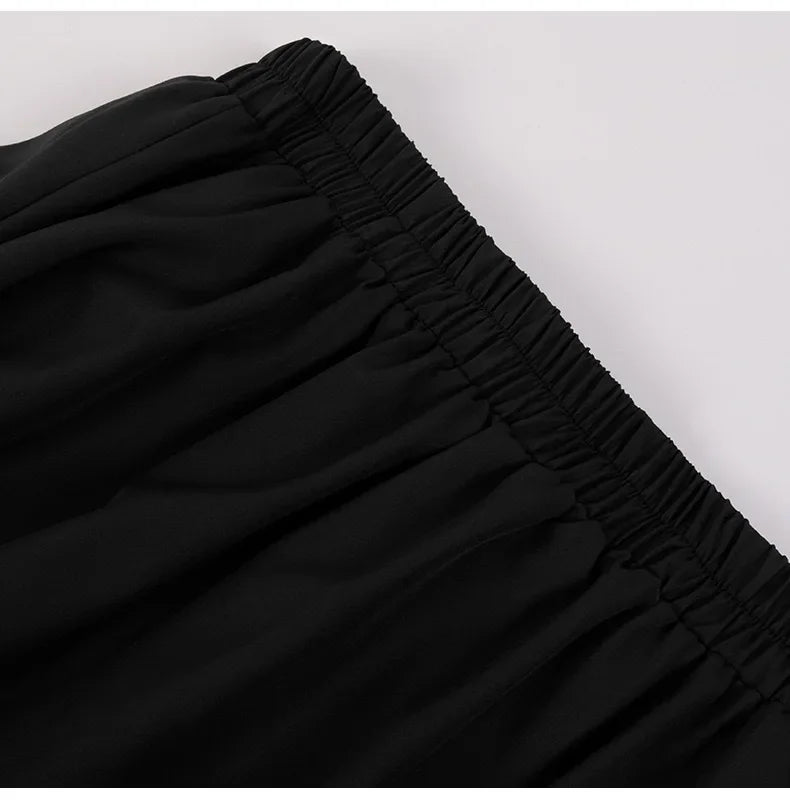 Vintage Steampunk Corset Skirt with Satin and Lace