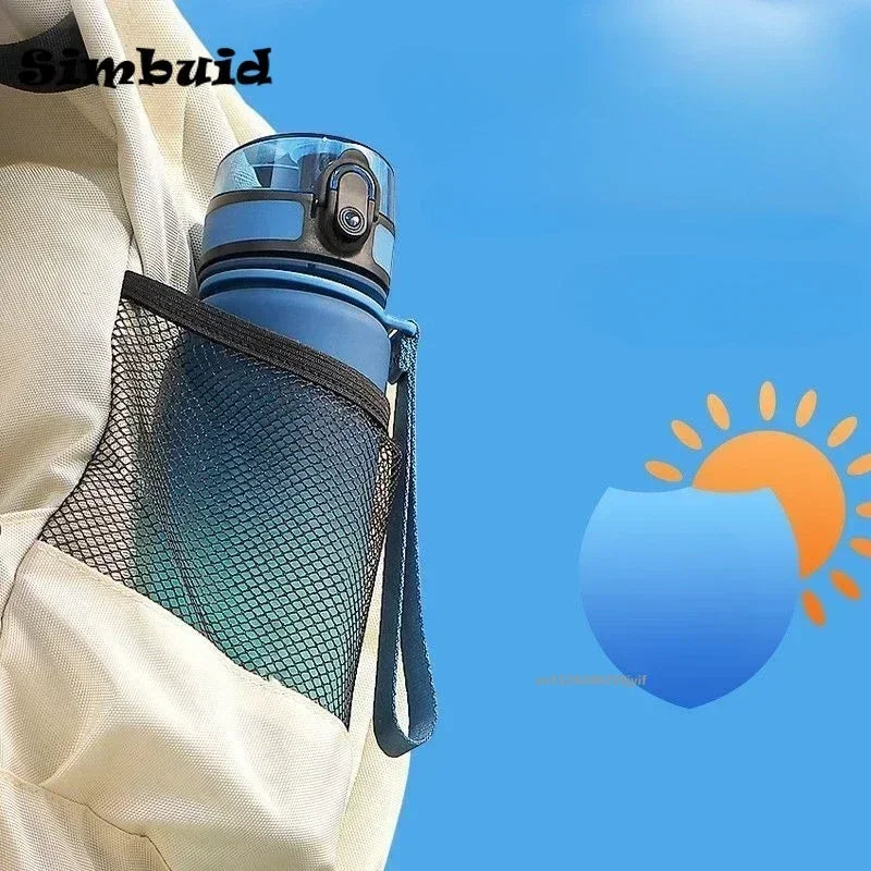 Large Capacity Sports Water Bottle with Leak-Proof Lid