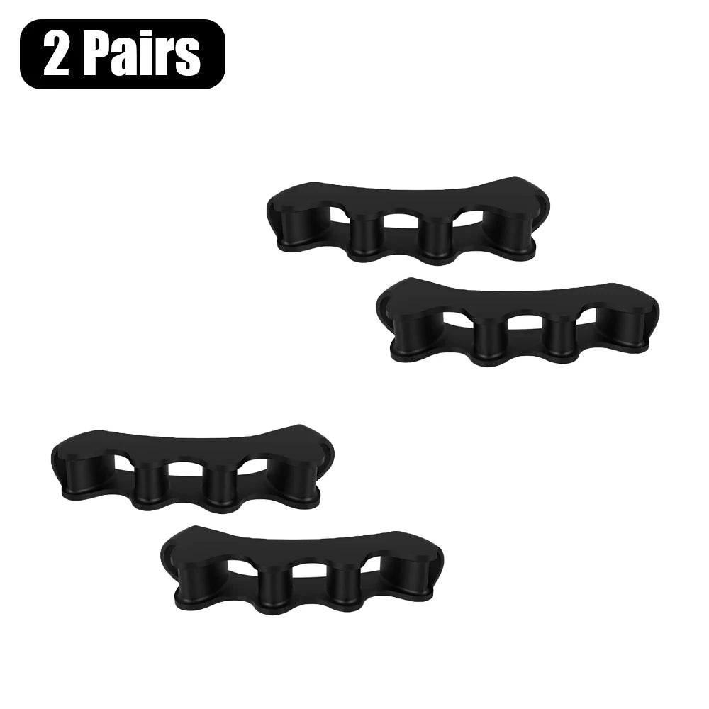 Toe Separators for Bunion and Plantar Fasciitis Relief 2 Pairs-I