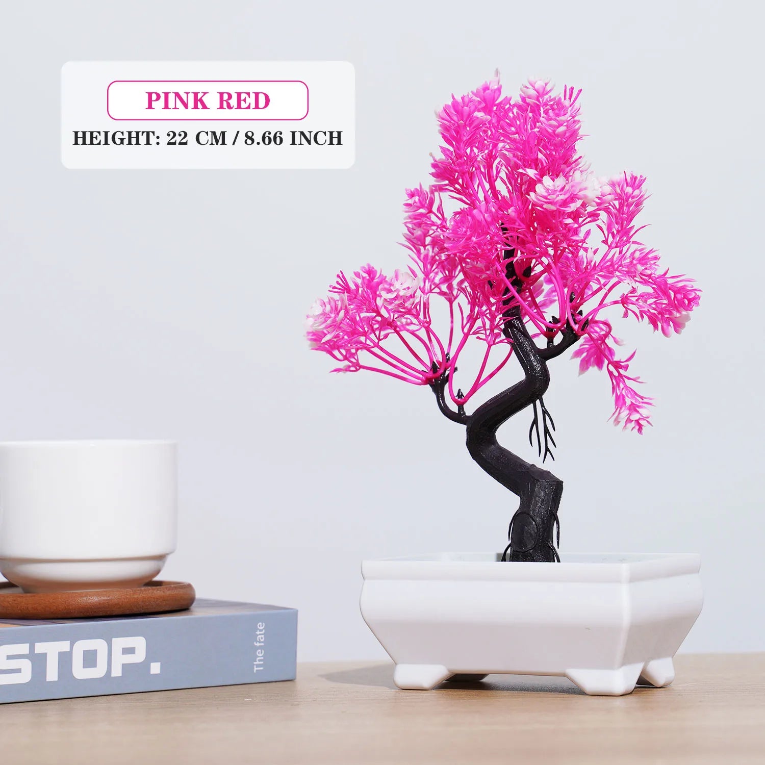 Artificial Plants Bonsai Small Tree Simulation Pot Plants Fake Flowers Table Potted Ornaments for Hotel Garden Home Decor planta PJ29-06 with pot