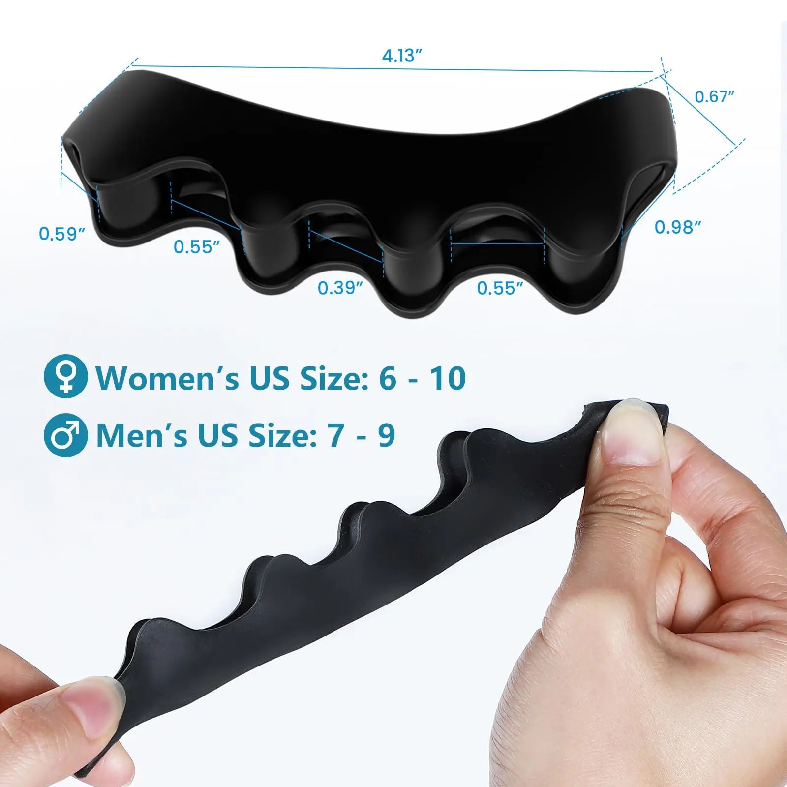Toe Separators for Bunion and Plantar Fasciitis Relief