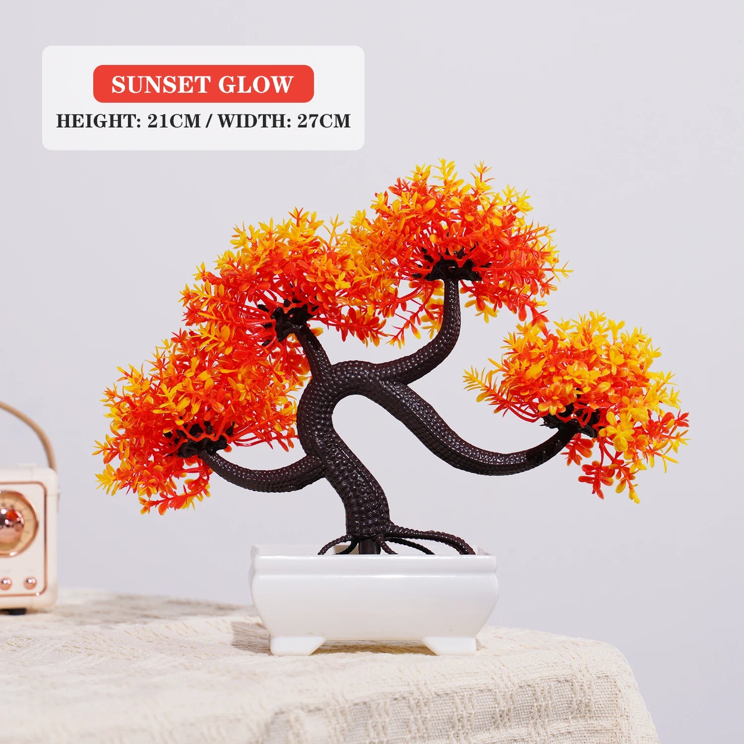 Artificial Plants Bonsai Small Tree Simulation Pot Plants Fake Flowers Table Potted Ornaments for Hotel Garden Home Decor planta PJ33-05 with pot
