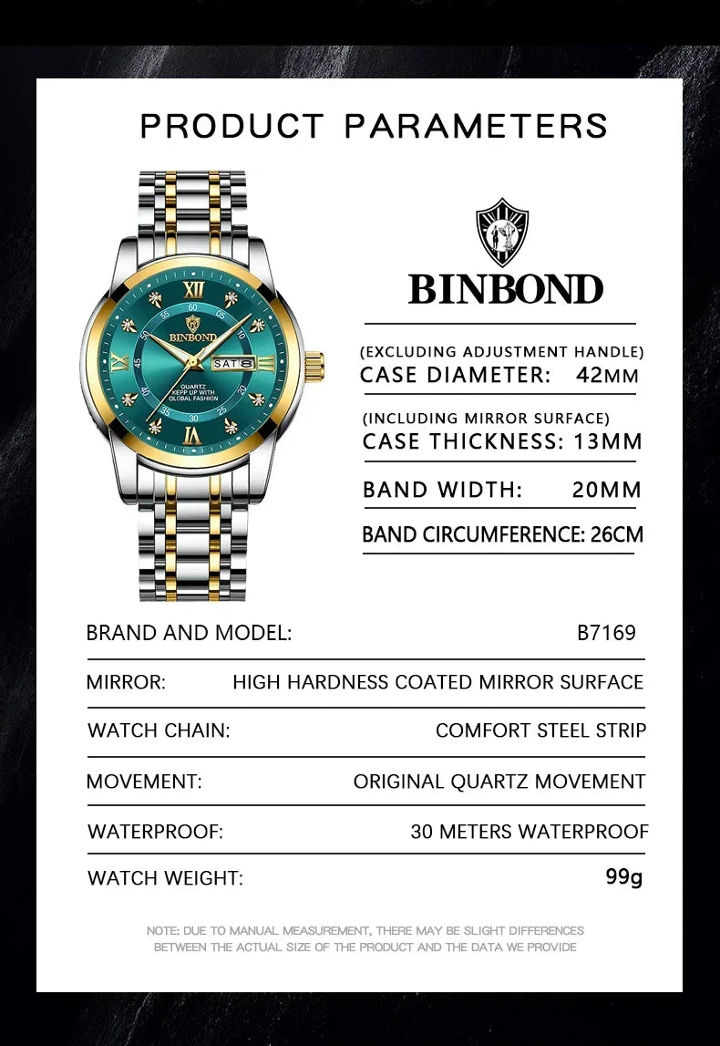 Fashion Quartz Wristwatch Gold Diamond Men Luxury Watch Automatic