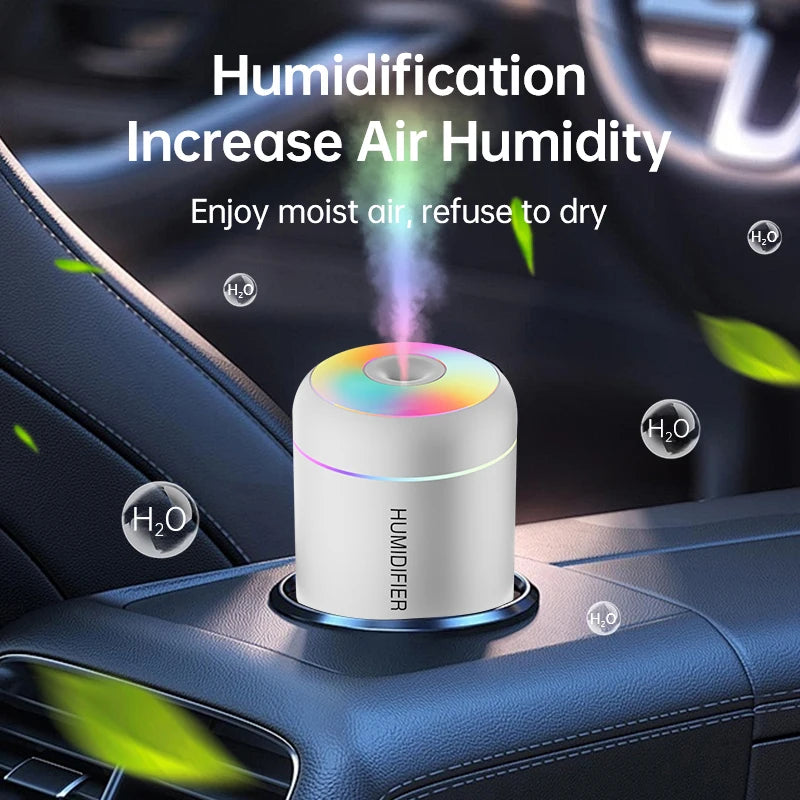 Mini USB Aroma Diffuser Humidifier with LED Lights