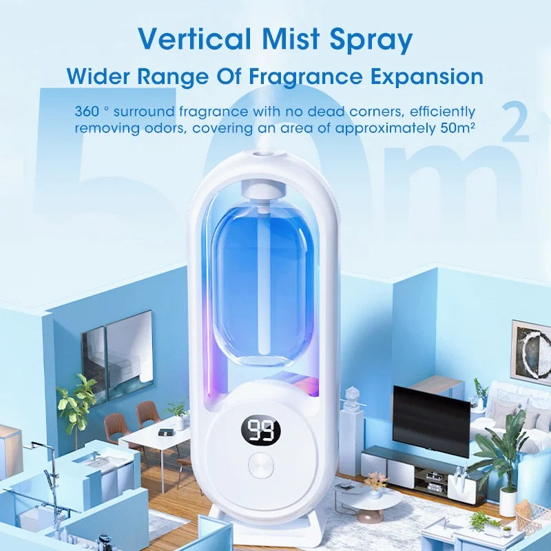 Smart essential oil diffuser, color luminous aromatherapy machine, car bedroom living room office aromatherapy machine