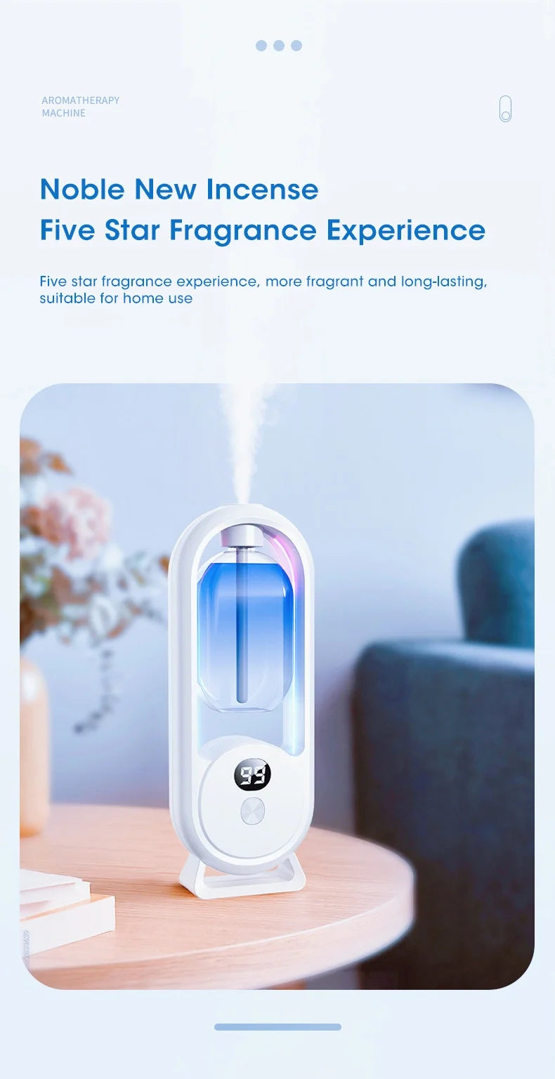 Smart essential oil diffuser, color luminous aromatherapy machine, car bedroom living room office aromatherapy machine
