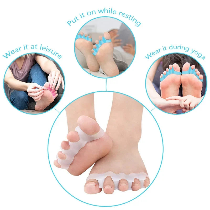 Toe Separators for Bunion and Plantar Fasciitis Relief