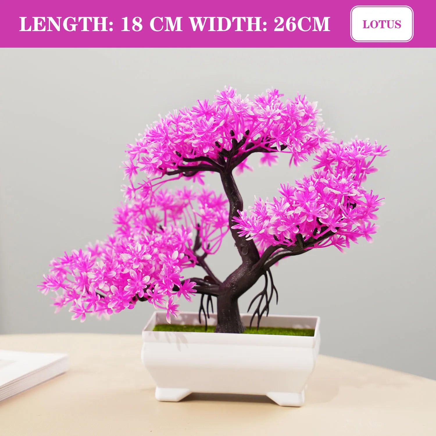 Artificial Plants Bonsai Small Tree Simulation Pot Plants Fake Flowers Table Potted Ornaments for Hotel Garden Home Decor planta PJ28-05 with pot