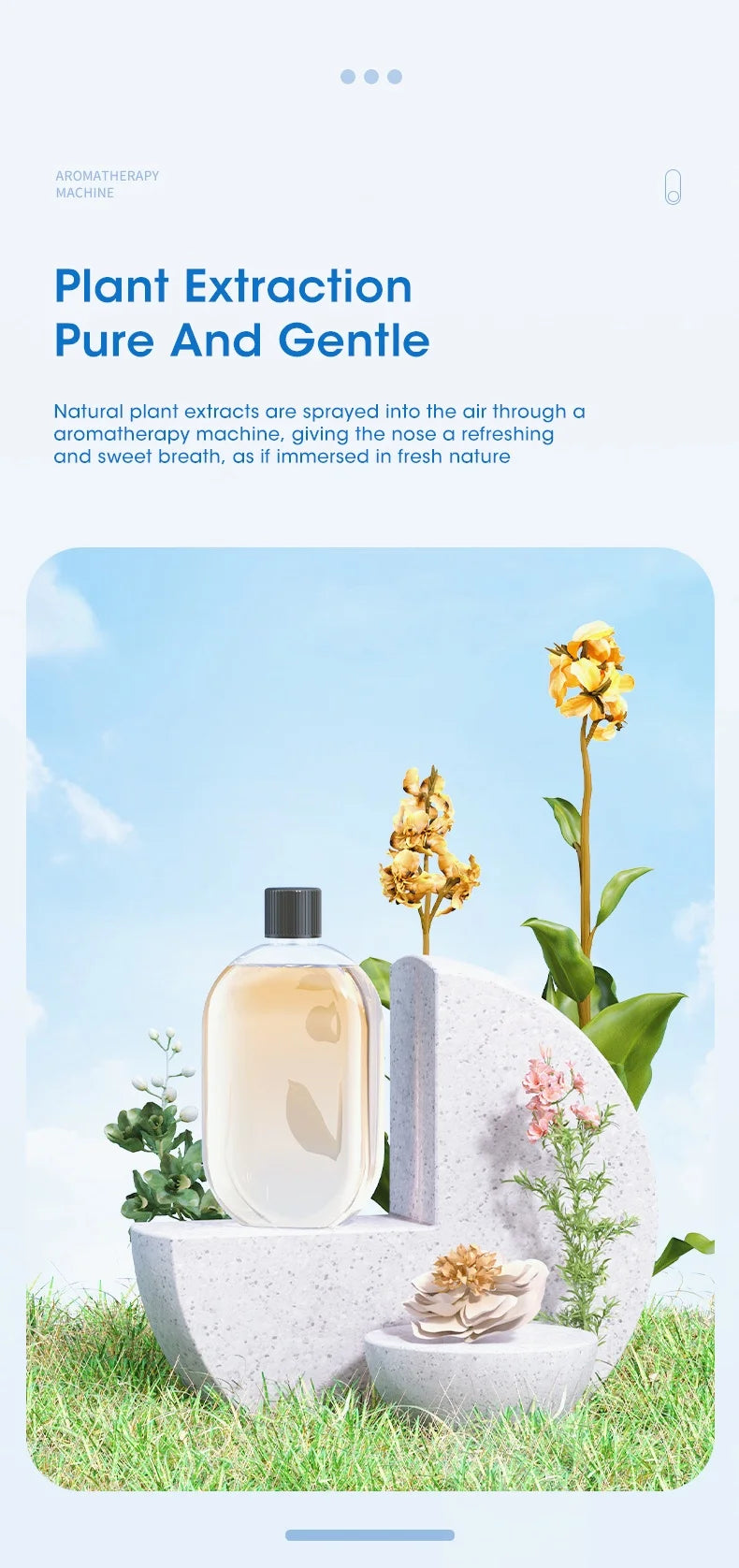 Smart essential oil diffuser, color luminous aromatherapy machine, car bedroom living room office aromatherapy machine