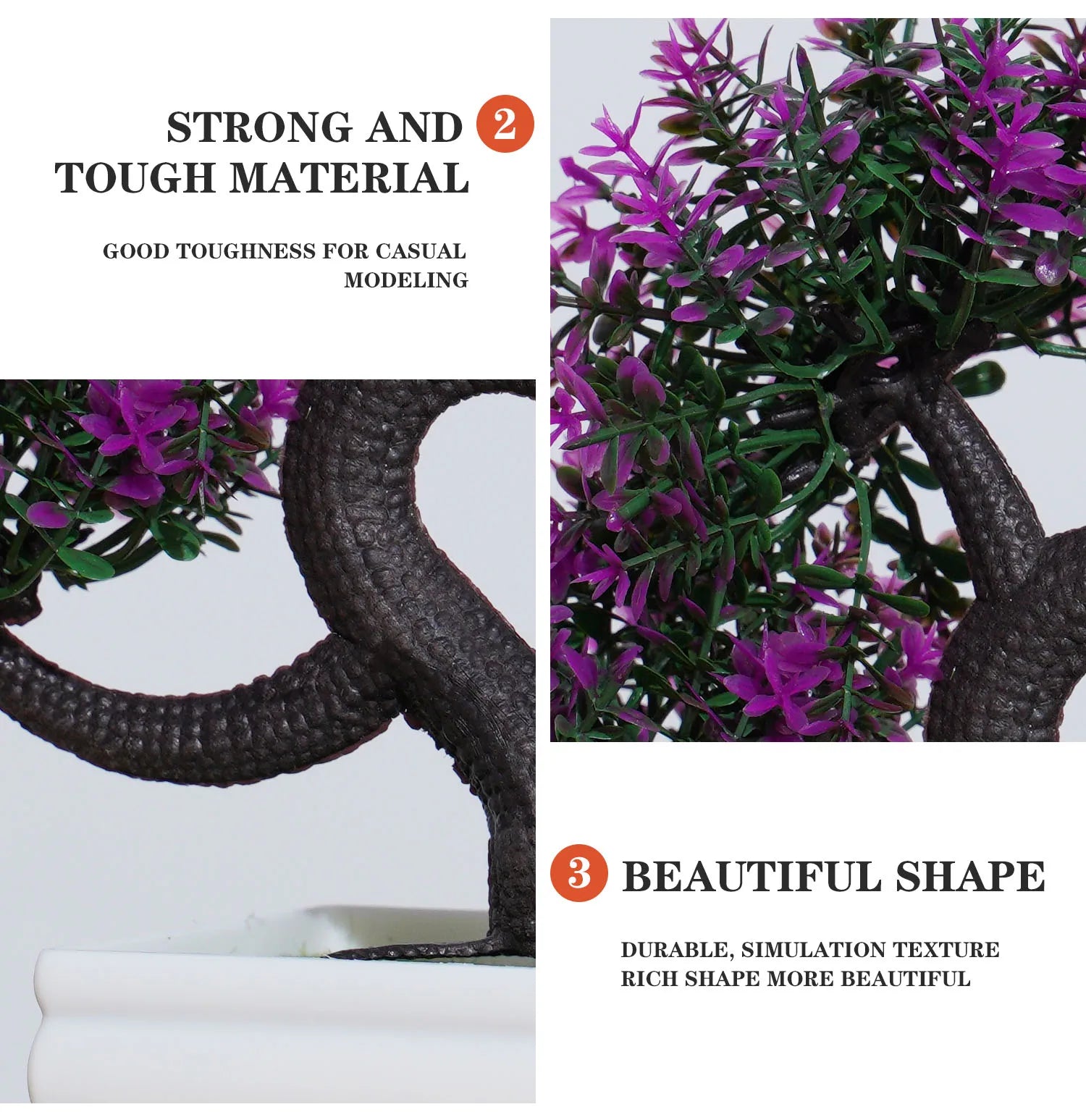 Artificial Plants Bonsai Small Tree Simulation Pot Plants Fake Flowers Table Potted Ornaments for Hotel Garden Home Decor planta