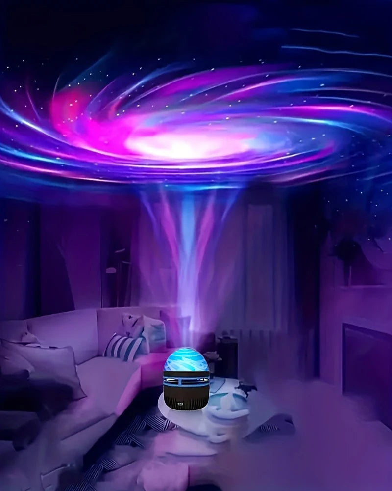 Star Spiral Night Light with Remote Control