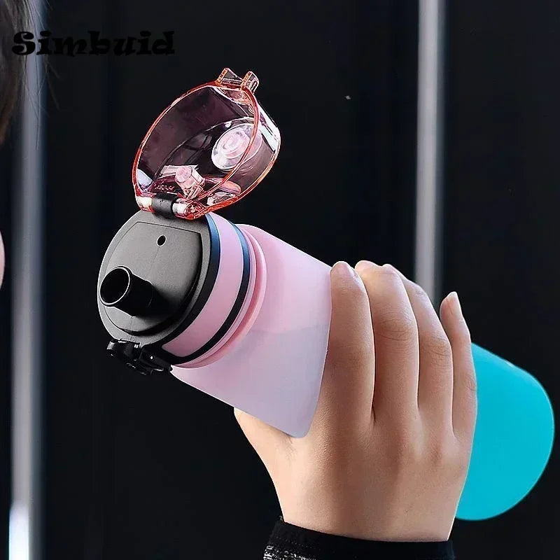 Large Capacity Sports Water Bottle with Leak-Proof Lid