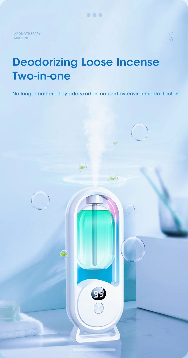 Smart essential oil diffuser, color luminous aromatherapy machine, car bedroom living room office aromatherapy machine