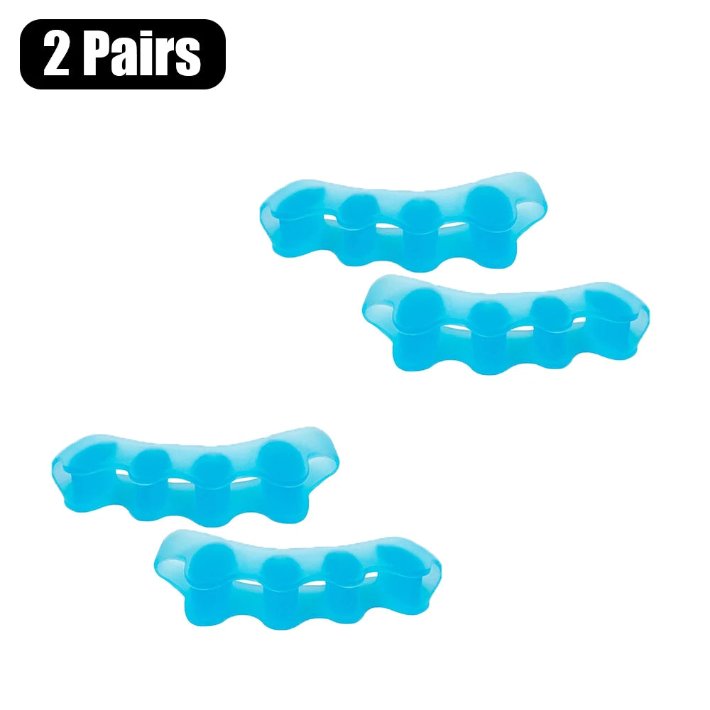 Toe Separators for Bunion and Plantar Fasciitis Relief 2 Pairs-K