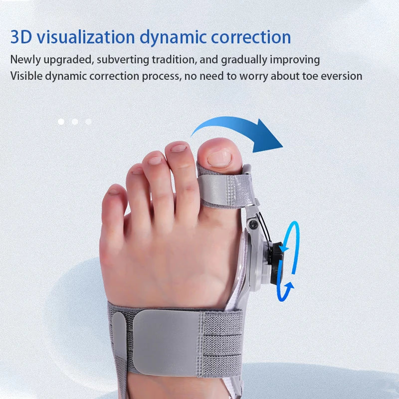Unisex Bunion Corrector with Rotatable Toe Separator