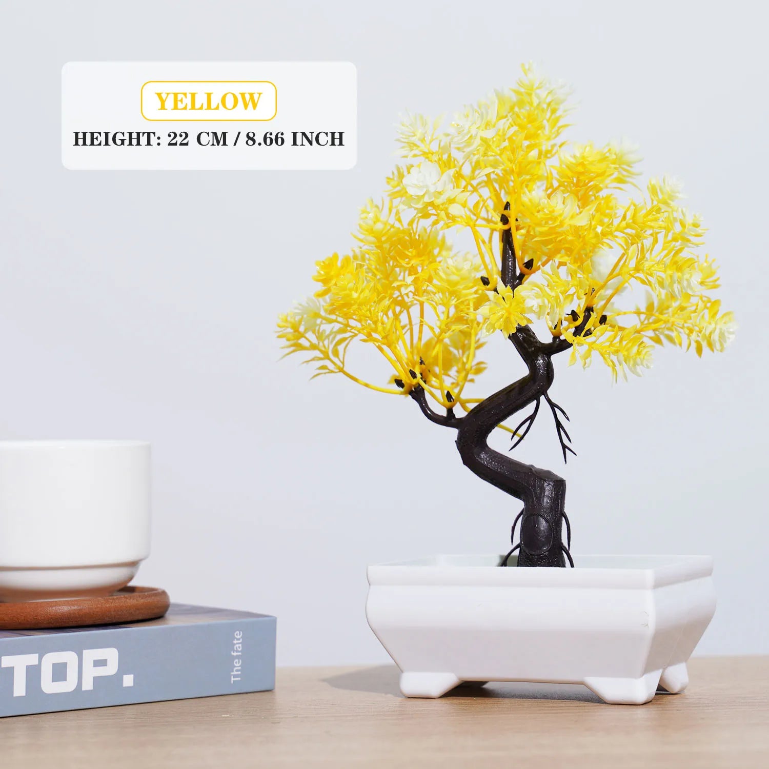 Artificial Plants Bonsai Small Tree Simulation Pot Plants Fake Flowers Table Potted Ornaments for Hotel Garden Home Decor planta PJ29-04 with pot