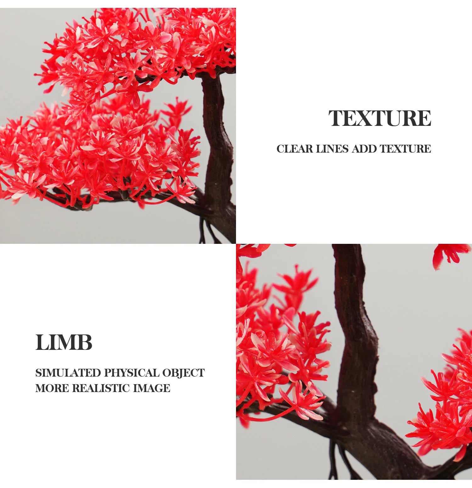 Artificial Plants Bonsai Small Tree Simulation Pot Plants Fake Flowers Table Potted Ornaments for Hotel Garden Home Decor planta
