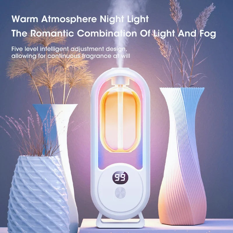 Smart essential oil diffuser, color luminous aromatherapy machine, car bedroom living room office aromatherapy machine