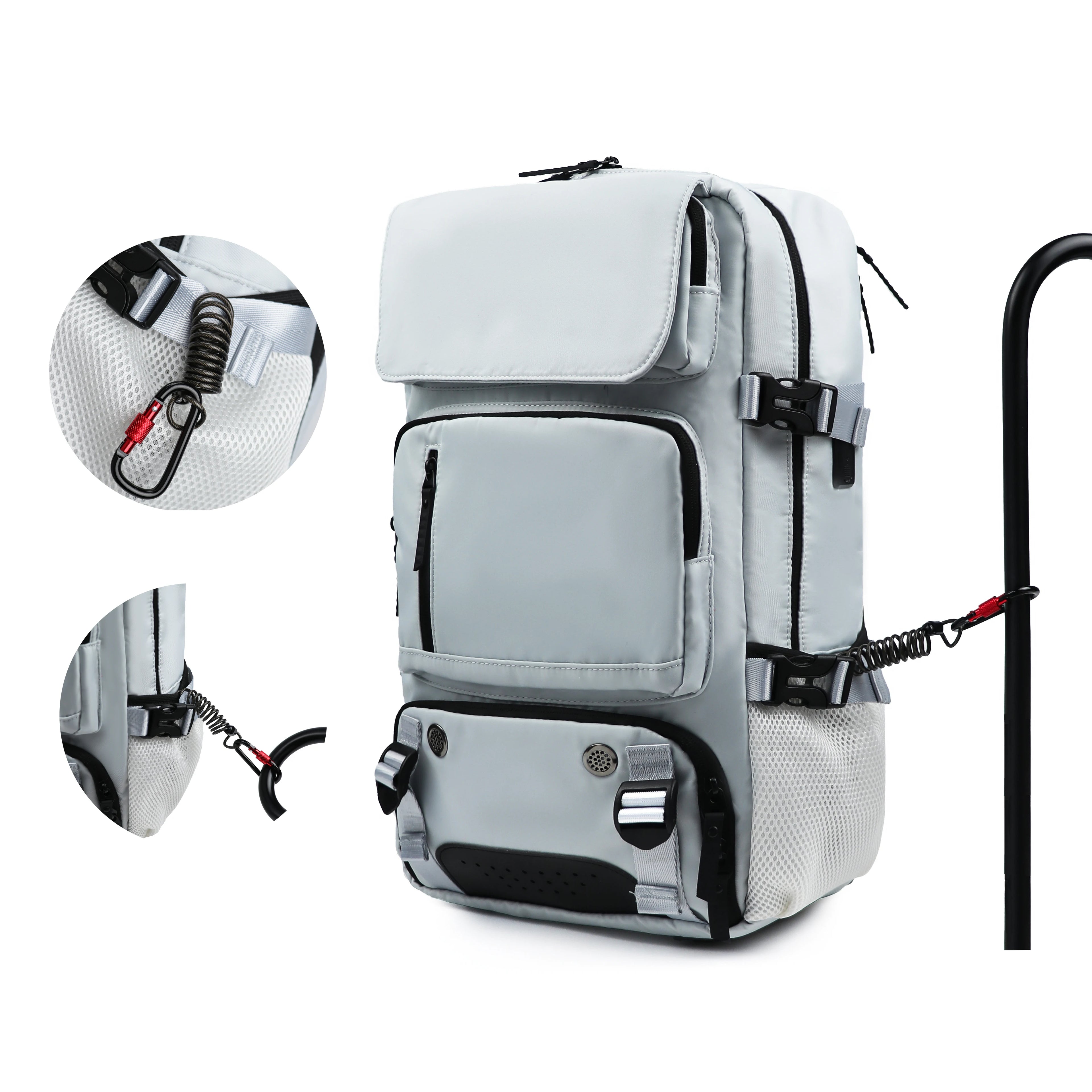 Large Travel Backpack with USB Charging and Shoe Compartment