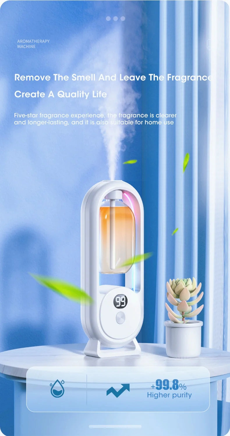 Smart essential oil diffuser, color luminous aromatherapy machine, car bedroom living room office aromatherapy machine